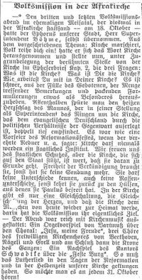 Kopie aus der SZ vom 21. Okt. 1933. Stadtarchiv Meißen